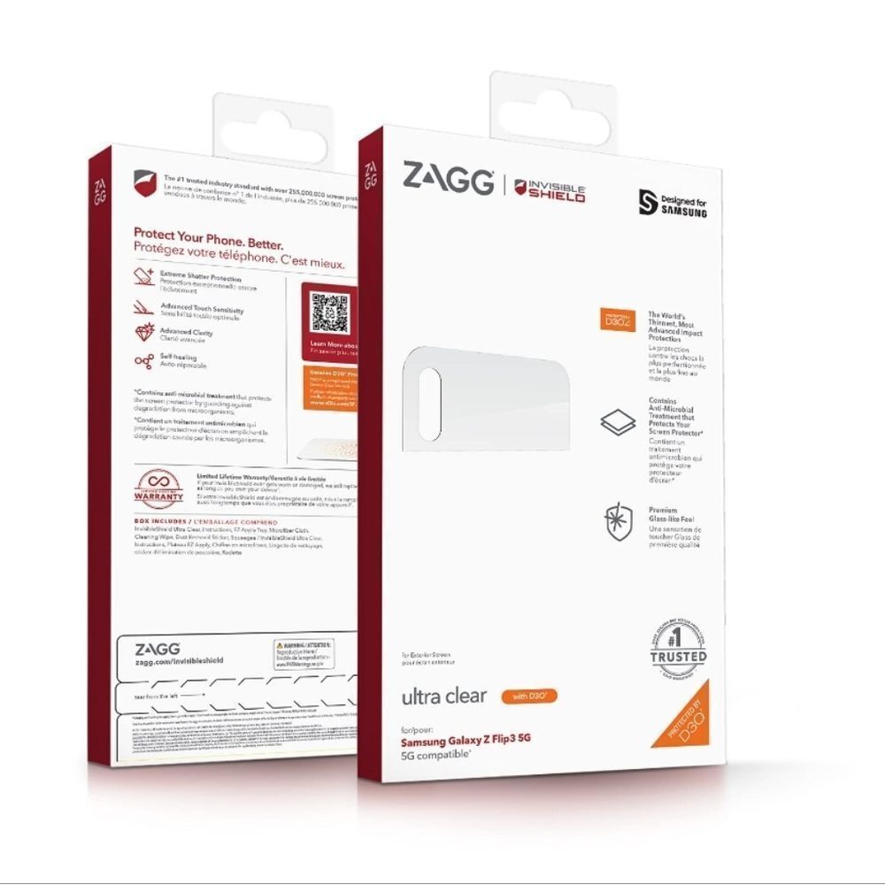 Zagg Invisible Shield Ultra Clear Watch Screen Protection
